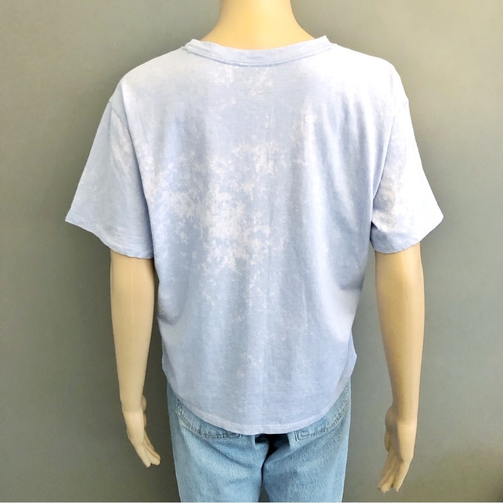 Hollister Pastel Blue Casual Relaxed Fit Short Sleeves T Shirt Tee. Large. - Picture 4 of 13